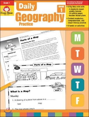 Daily Geography Practice: Grade 1