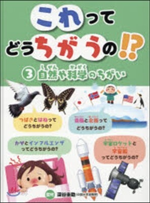 自然や科學のちがい