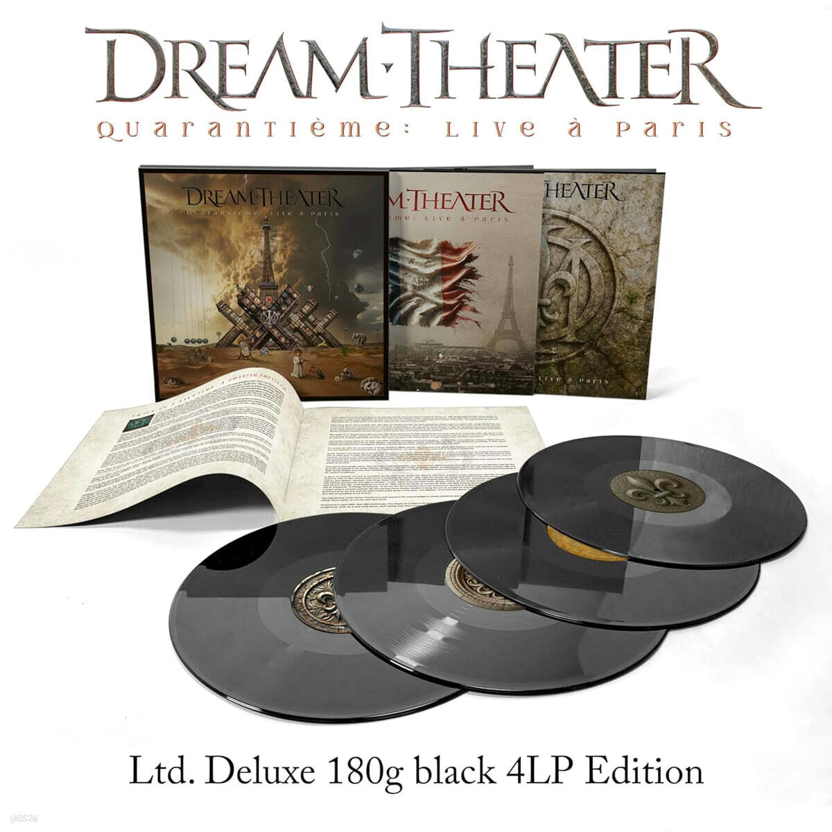 Dream Theater (드림 시어터) - Quarantieme : Live a Paris [4LP 박스세트]