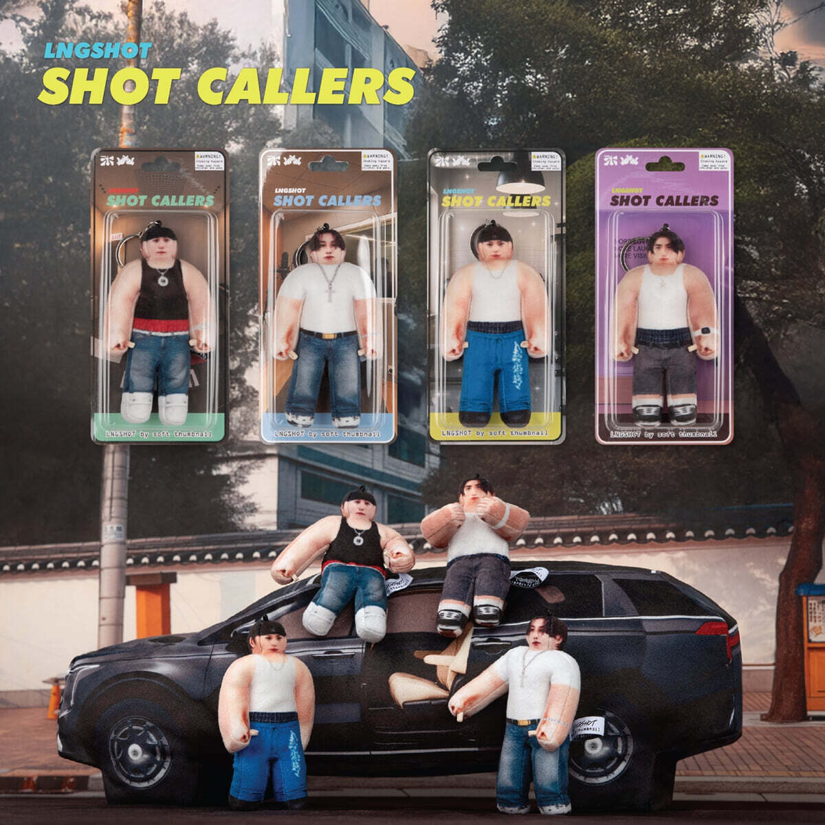 LNGSHOT - EP : SHOT CALLERS [Character Ver.][4종 SET] | LNGSHOT