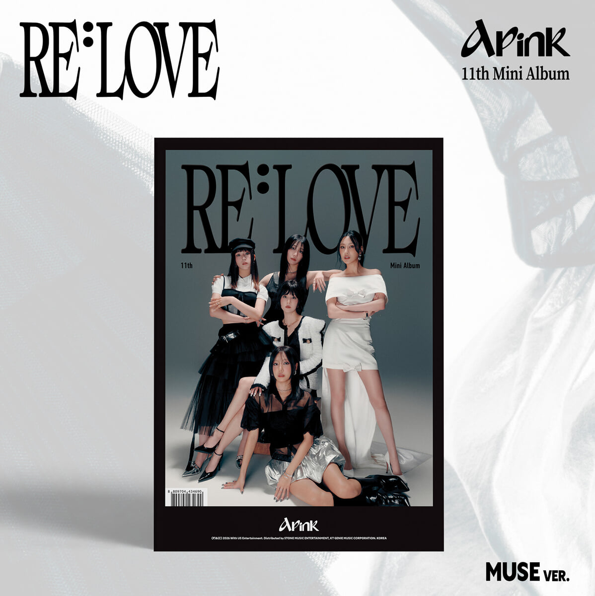 에이핑크 (Apink) - 미니앨범 11집 : RE : LOVE [MUSE VER.]