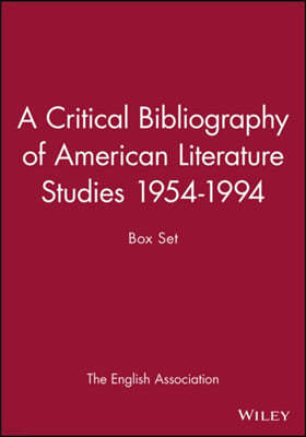 A Critical Bibliography of American Literature Studies