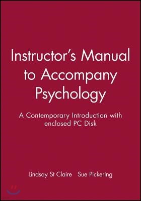 Instructor's Manual to Accompany Psychology: A Contemporary Introduction with Enclosed PC Disk