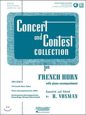 Hal Leonard Corp Concert and Contest Collection for French Horn Book/Online Media