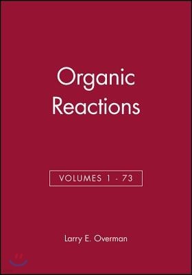 Organic Reactions, Volumes 1 - 73, Set