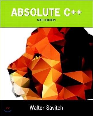Absolute C++ | Savitch | Pearson - 예스24