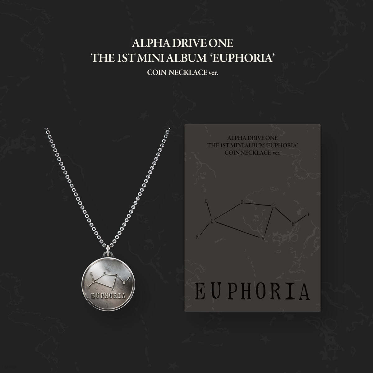 ALPHA DRIVE ONE - 미니앨범 1집 : EUPHORIA [COIN NECKLACE ver.](LIMITED EDITION)