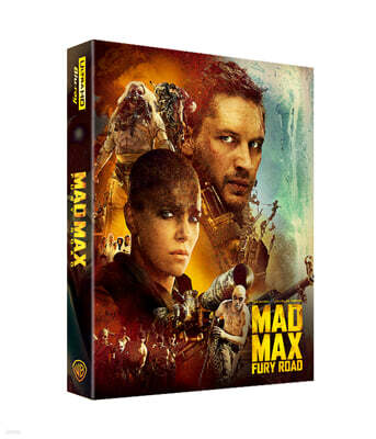 매드 맥스: 분노의 도로 (3-Disc, 4K UHD + BD + 블랙&크롬 BD 렌티큘러 풀슬립 B 스틸북 한정판) : 블루레이