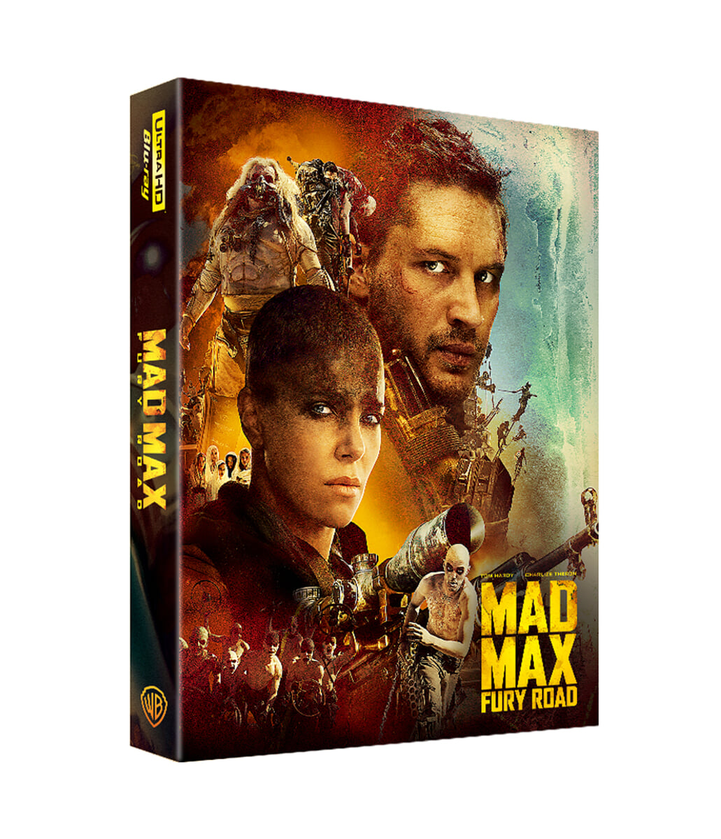 매드 맥스: 분노의 도로 (3-Disc, 4K UHD + BD + 블랙&크롬 BD 렌티큘러 풀슬립 B 스틸북 한정판) : 블루레이