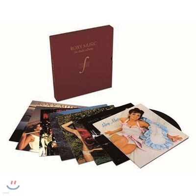 Roxy Music — The Complete Studio Albums 록시 뮤직 LP 박스 세트 앨범 커버