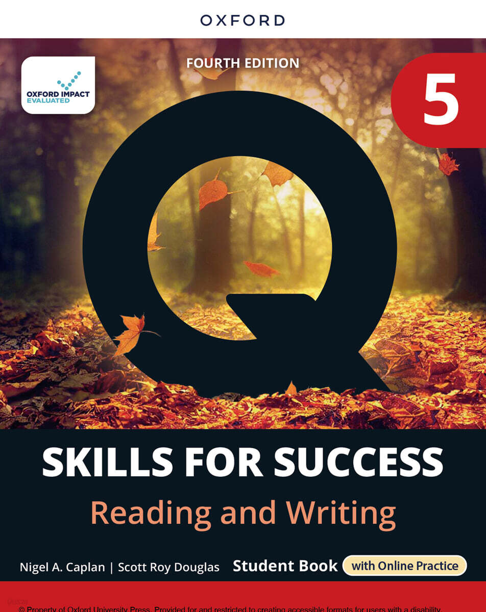 Q Skills for Success Reading & Writing 5 : Student Book with Online Practice, 4/E