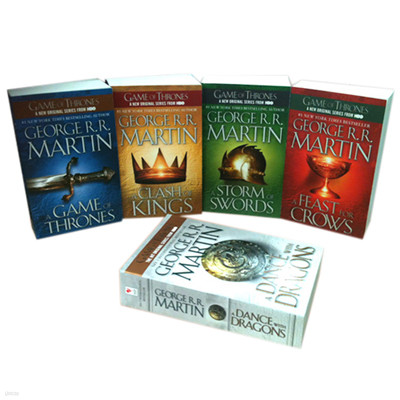 [] A Song of Ice and Fire : 1-5 Book Set (Mass Market Paperback 5 Ʈ)