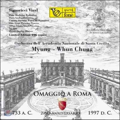 정명훈 - 로시니: 알제리의 이탈리아 여인 / 멘델스존: 교향곡 4번 '이탈리아' (Rossini: L'Italiana in Algeri / Mendelssohn: Symphony Op.90 'Italian')