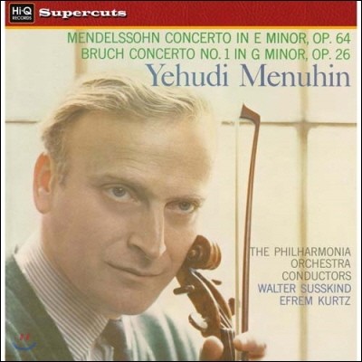 Yehudi Menuhin ൨ / : ̿ø ְ (Mendelssohn / Bruch: Violin Concertos) [LP]