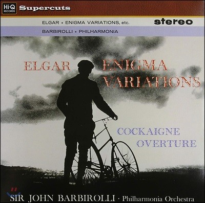 John Barbirolli, Philharmonia Orchestra — John Barbirolli 엘가: 이니그마 변주곡 (Elgar: Enigma Variations) 앨범 커버