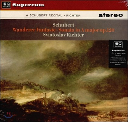 Sviatoslav Richter — Sviatoslav Richter 슈베르트: 방랑자 환상곡 D760, 소나타 A장조 D664 (Schubert: Fantasie & Sonata in A Major) 앨범 커버