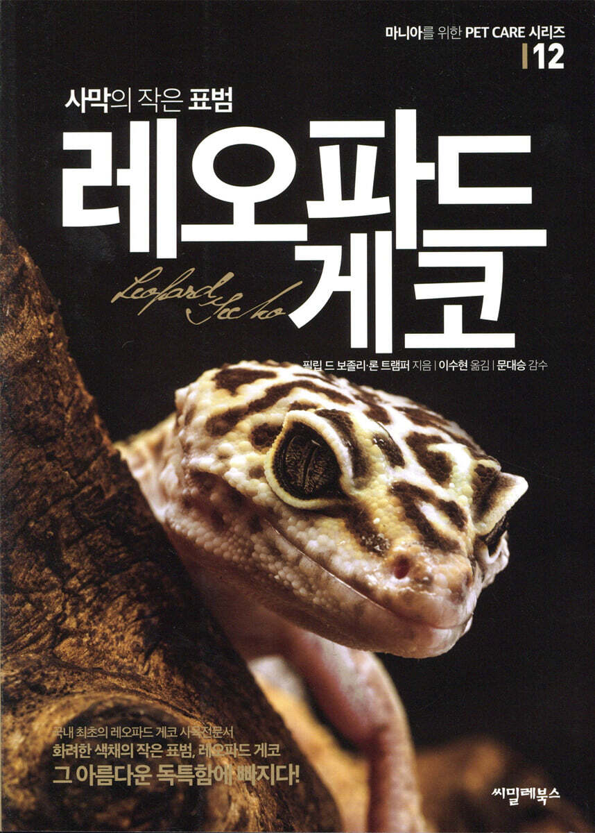 사막의 작은 표범 레오파드 게코