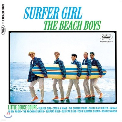 The Beach Boys — Surfer Girl (Mono) 앨범 커버