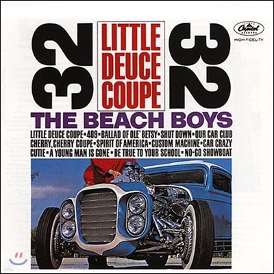 The Beach Boys — Little Deuce Coupe (Mono) 앨범 커버