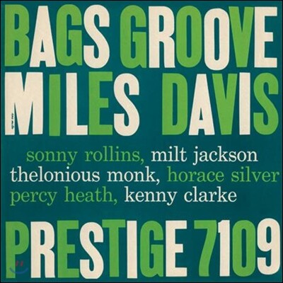 Miles Davis — Bags Groove (Mono) 앨범 커버