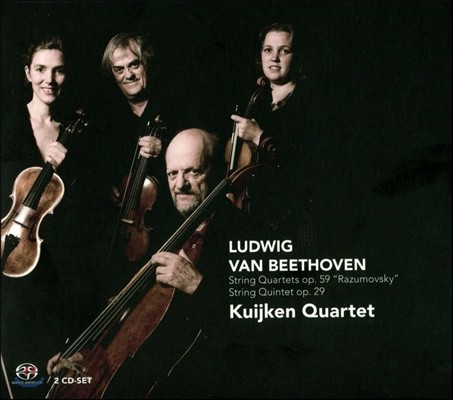 Kuijken String Quartet 亥:   'ָŰ',  (Beethoven: String Quartets Op.59 'Razumovsky', Quintet Op.29)