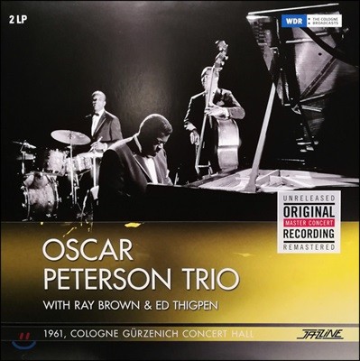 Oscar Peterson Trio — Oscar Peterson Trio 1961년 쾰른 실황 (Cologne Gurzenich Concert Hall) 앨범 커버