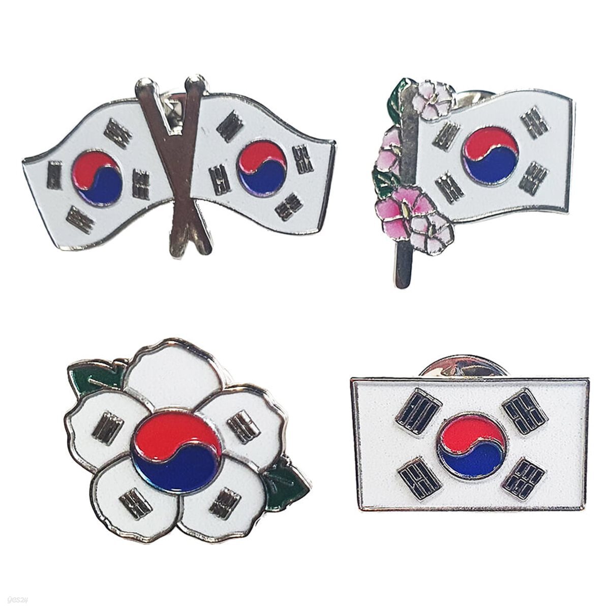태극기 뱃지 K-컬처 컬렉션-클래식,무궁화,플로럴싱글,커플 디자인 굿즈/외국인친구선물/한국여행 관광 전통기념품 답례품/가방 옷 모자 파우치 악세사리/Korean souvenirs