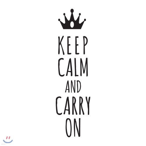 [보틀스티커] keep calm