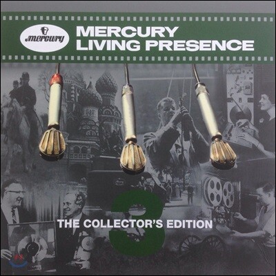 Antal Dorati, Howard Hanson, Paul Paray, Minneapolis Symphony Orchestra, Detroit Symphony Orchestra — 머큐리 리빙 프레즌스 3집 (Mercury Living Presence Vol.3 - The Collector's Edition) 앨범 커버