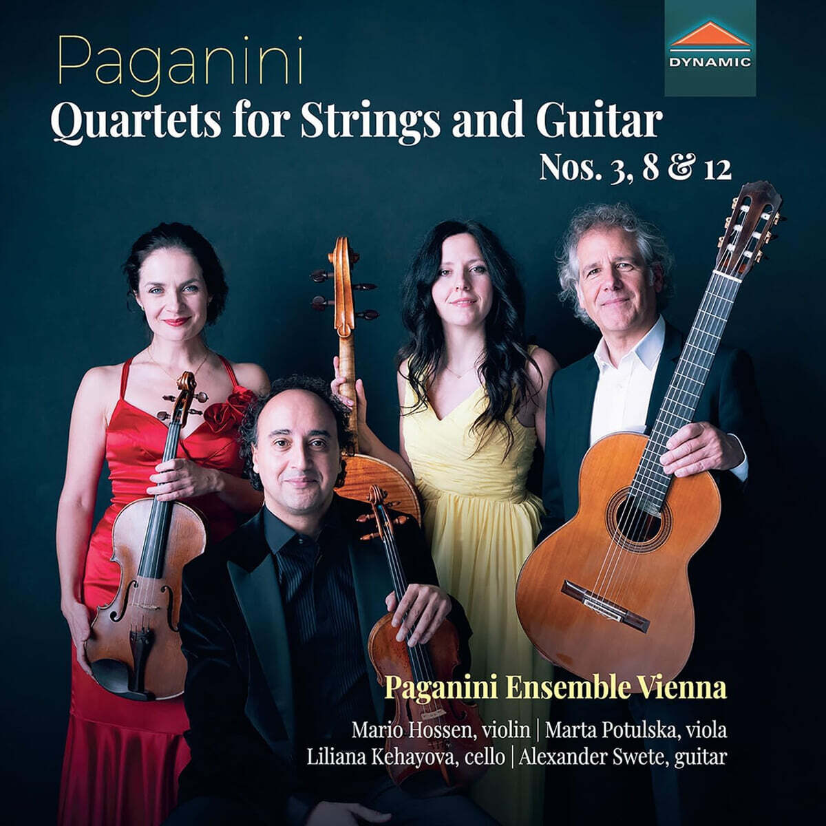 Paganini Ensemble Vienna 파가니니: 기타와 현을 위한 사중주 3, 8, 12번 (Paganini: Quartets For Strings And Guitar Nos. 3, 8 & 12)
