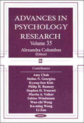 Advances in Psychology Research