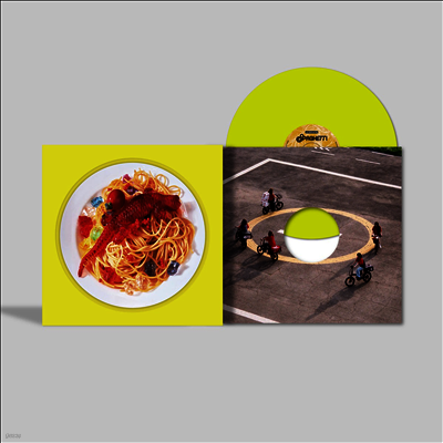 르세라핌,Le Sserafim — 1st Single Album 'Spaghetti' (US Indie Exclusive) 앨범 커버