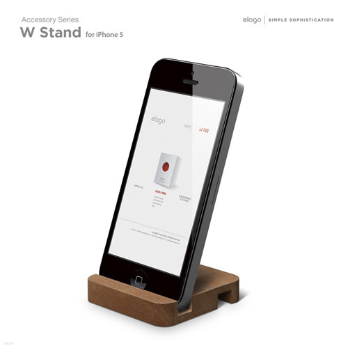 엘라고 W Stand for iPhone 5, 4/4S, iPad Mini and Galaxy