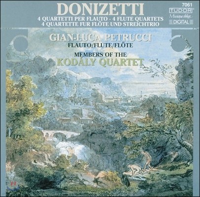 Kodaly Quartet / Gian-Luca Petrucci Ƽ: ÷Ʈ  (Donizetti: 4 Flute Quartets)