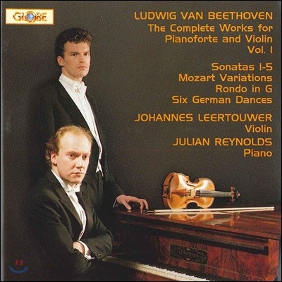 Johannes Leertouwer 亥: ̿ø ǰ  1 - ҳŸ 1-5, Ʈ ְ (Beethoven: Complete Works for Violin - Sonatas, Mozart Variations)
