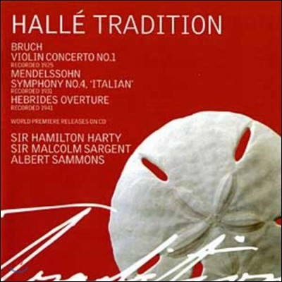 Halle Orchestra : ̿ø ְ 1 / ൨:  4 'Ż (Bruch: Violin Concerto Op.26 / Mendelssohn: Symphony Opo.90 'Italian')