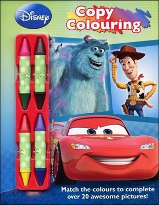 Disney Pixar Copy Colouring