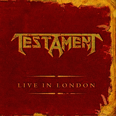 Testament — Live In London (Gatefold) 앨범 커버