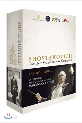 Valery Gergiev 쇼스타코비치: 교향곡과 협주곡 전곡 - 발레리 게르기예프 (Dimitri Shostakovic cycle) [블루레이]
