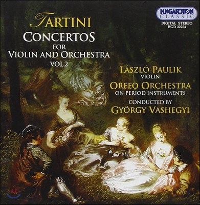 Laszlo Paulik ŸƼ: ̿ø ְ 2 (Tartini: Concertos for Violin and Orchestra Vol.2)