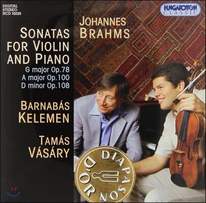 Barnabas Kelemen / Tamas Vasary 브람스: 바이올린 소나타 (Brahms: Sonatas for Violin and Piano Op.78, 100, 108)