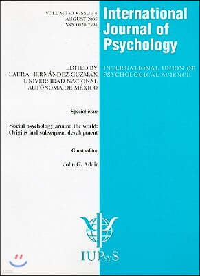 Social Psychology Around the World: Origins and Subsequent Development