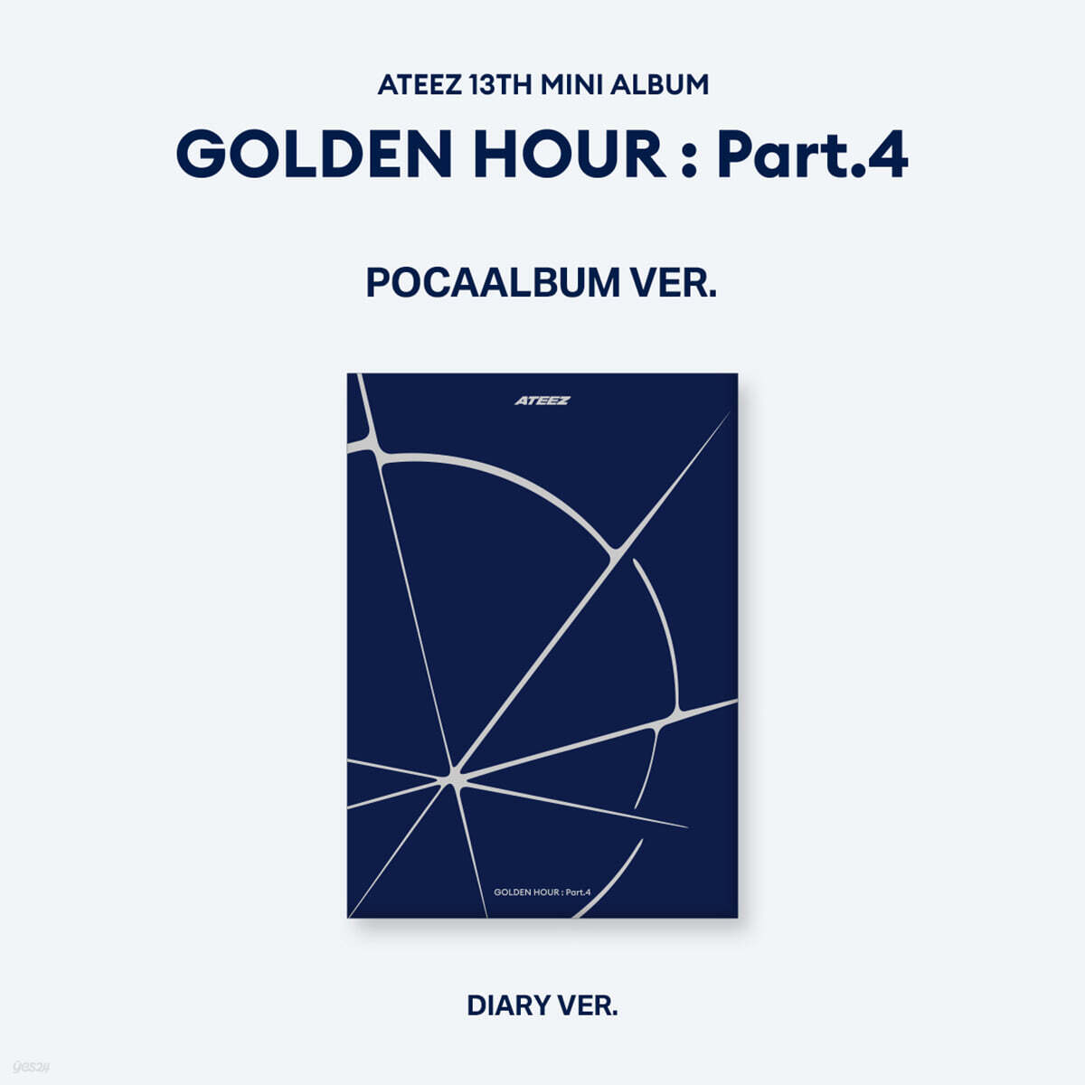 에이티즈 (ATEEZ) - GOLDEN HOUR : Part.4 [POCAALBUM VER.][DIARY VER
