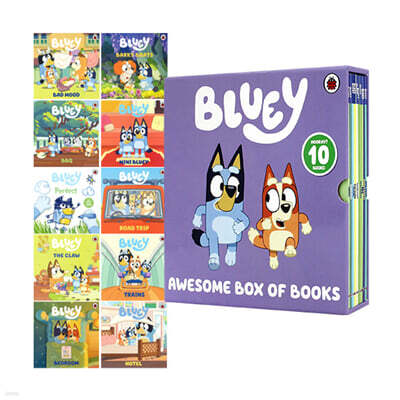 Bluey: Awesome Box of Books 10 Books Box Set