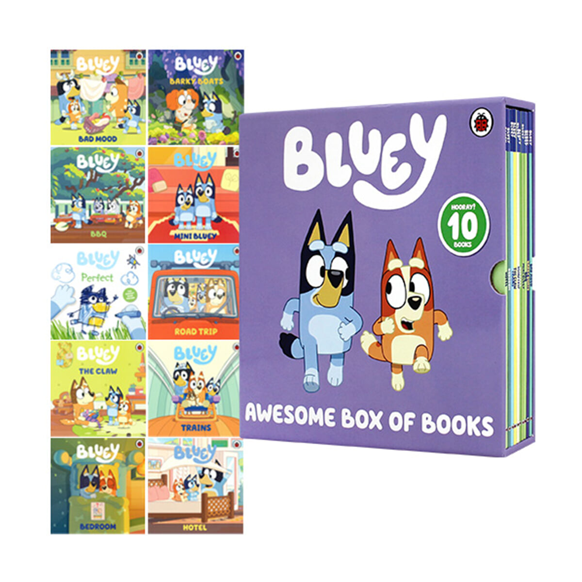 Bluey: Awesome Box of Books 10 Books Box Set