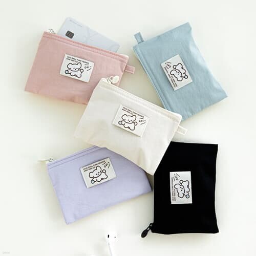 코이 트윌 플랫 미니 파우치