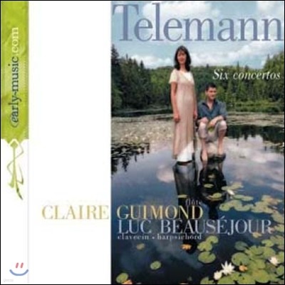 Claire Guimond 텔레만: 플루트와 하프시코드를 위한 협주곡 (Telemann: 6 Concertos for Flute and Harpsichord)