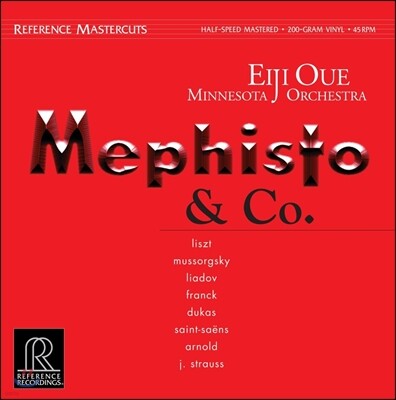 Eiji Oue, Minnesota Orchestra — Eiji Oue 메피스토와 동료들 - 리스트 / 무소르그스키 / 프랑크 / 생상스 (Mephisto & Co. - Liszt / Mussorgsky / Franck / Saint-Saens) 앨범 커버