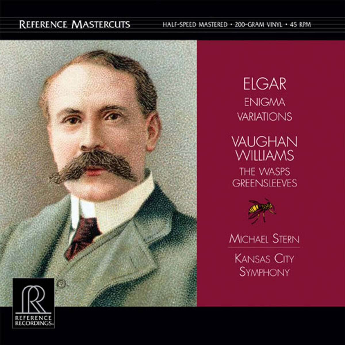 Michael Stern 엘가: 수수께끼 변주곡 / 본 윌리엄스: 말벌, 푸른 옷소매 (Elgar: Enigma Variations / Vaughan Williams: The Wasps, Greensleeves) [2LP]