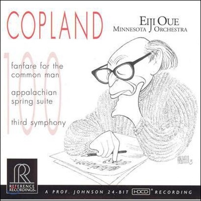 Eiji Oue 코플란드: 보통 사람을 위한 팡파레, 아팔라치아의 봄, 교향곡 3번 (Copland: Fanfare for the Common Man, Appalachian Spring, Third Symphony)